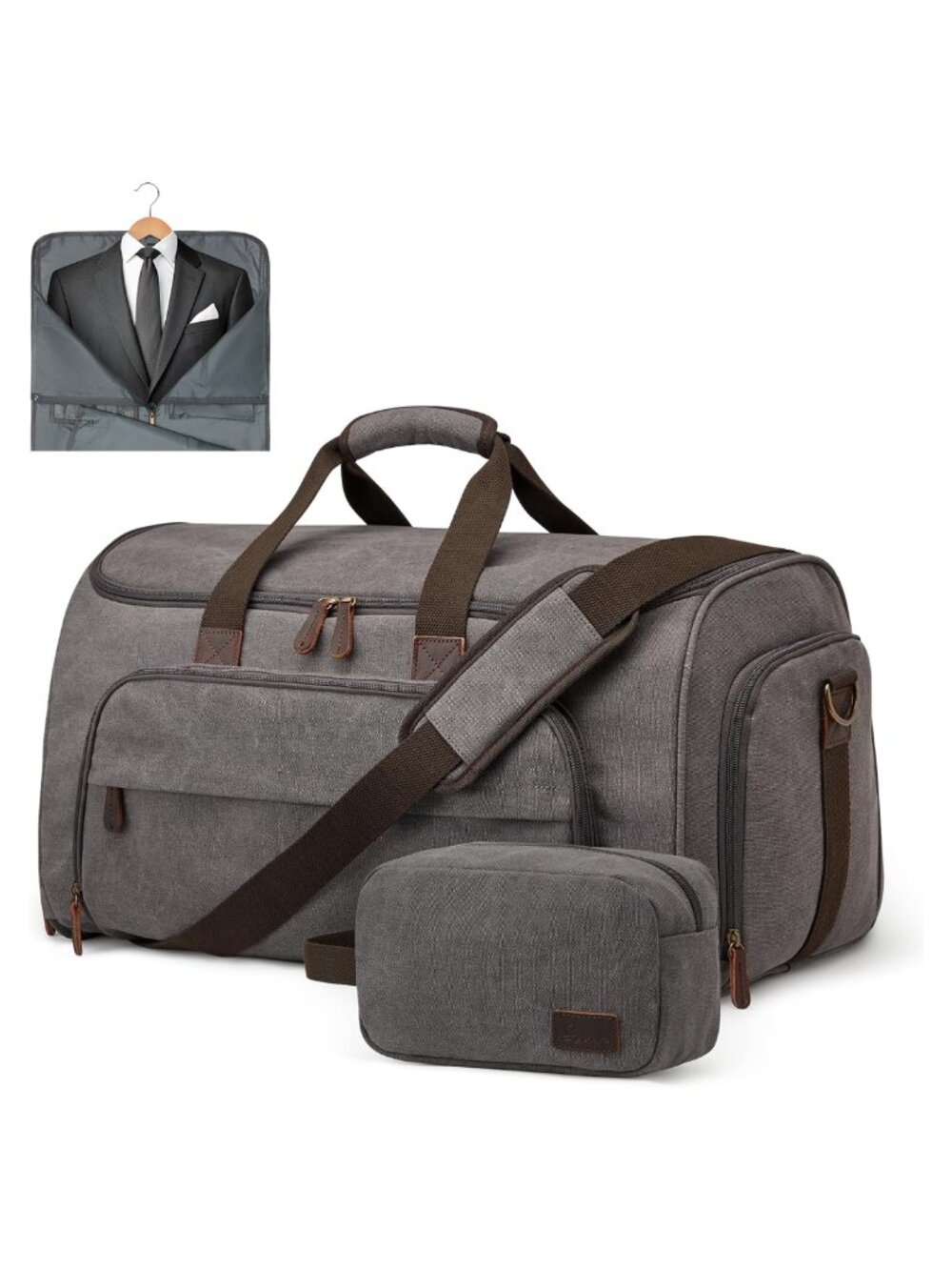 2-in-1 Convertible Carry On Garment Duffel, Shoe Compartment